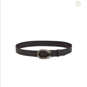 Gucci black Dionysus leather belt